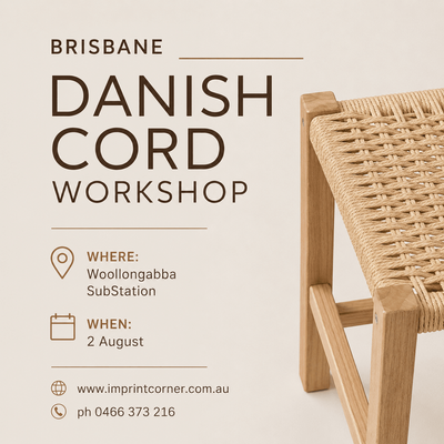 Furniture Danish Cord Weaving Workshop &ndash; Brisbane
