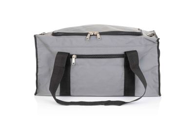 Grey Canvas Duffle Bag