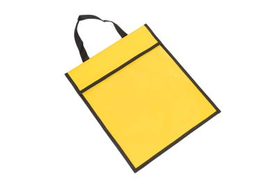 Yellow A4 Document Pouch w/Webbing Handle