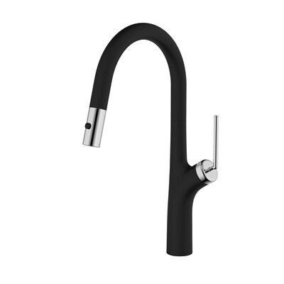 AQK Kitchen Sink Mixer | Pull Out Style | Dual Function | Matte Black/Chrome | Code:AQK-203BC
