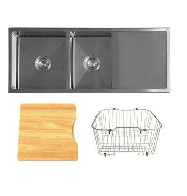 Kitchen Sink | Q4 1-3/4 Bowl - Radial Corner | 1130L x 450W x 200D - TKS-310RA