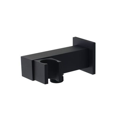 Shower | Zircone Rotatable Wall Elbow Holder - Black - Code: HS-072ELBR/B