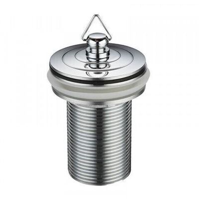Basin Waste -Deluxe - 32x75mm Plug &amp; Waste - Chrome - Code: T321B