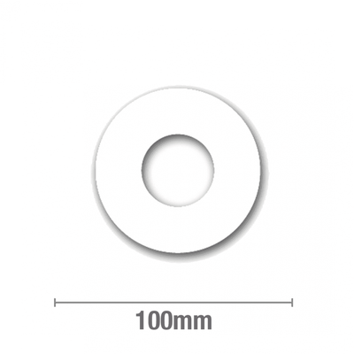 Cover Plate - 40mm PVC Adhesive Round - White - 10 Pack - Code: CPRD40ST