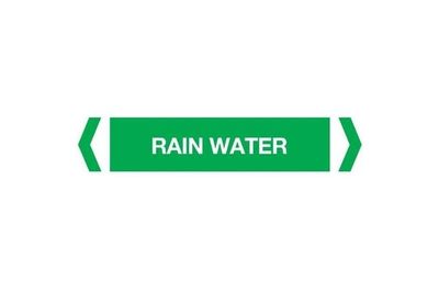 Rain-Water Labels- Medium - 400 x 27mm - Qty 10 - Code: MAGM54