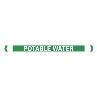 Potable Water Labels - Medium - 400 x 27mm - Qty 10 - Code: MAGM9