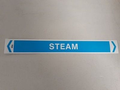 Steam Labels - Large - 400 x 50mm - Qty 10 - Code: MAGL23