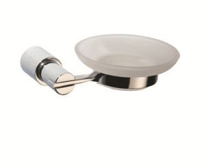 Sapphire Soap Dish Holder - Brass - Chrome - Code: T1103