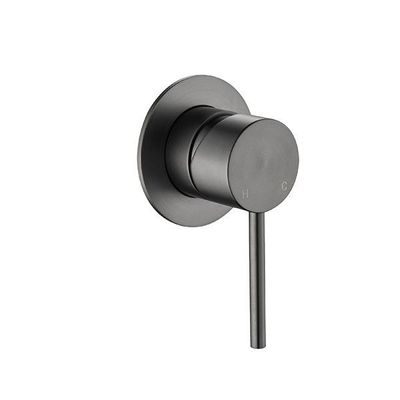 Wall Mixer | Novetti wall mixer - Gunmetal - Brass Backing Plate - Code: AN-401GM