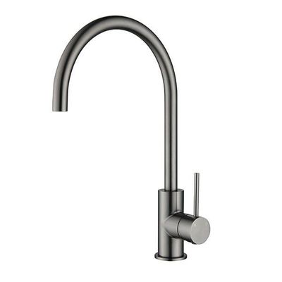 Novetti Sink Mixer - Gunmetal - Hi-Rise Goose Neck - Code: AN-201GM