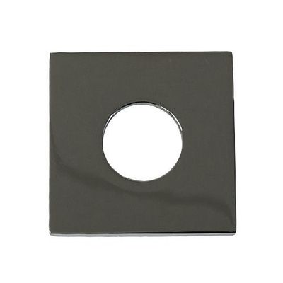 Cover Plate - 50mm Square-Square Corners-20mm ID Centre Hole - 5.2mm Thick - Code: PT-H18ACP