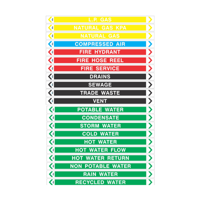 Natural Gas KPA - Large - 400 x 50mm - 10 Pack - Code: MAGL19