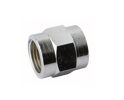 Brassware | 15mm Hex Socket | Female Iron | Chrome | Code: AW518