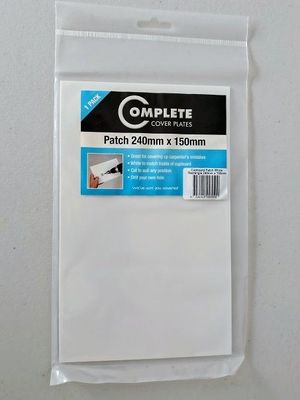 Cover Plate | Cupboard Patch - White - 240x150mm - Code: CPPATCH