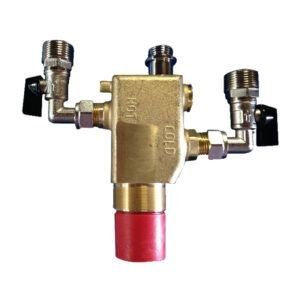 FM MATTSSON - Pressure Balanced Thermostatic Mixing Valve - with Isolating Valves - Code: 9230-8071