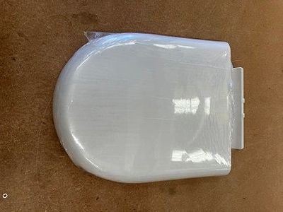 Toilet Spares | Toilet Seat - UF Soft Close-S/Steel Hinge-White - Code: PT- TT044UF