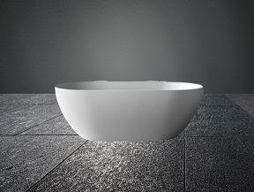 Bath | Freestanding Stone Bath - Matt White - 1700 x 850 x 540mm - Code: FTB-1700