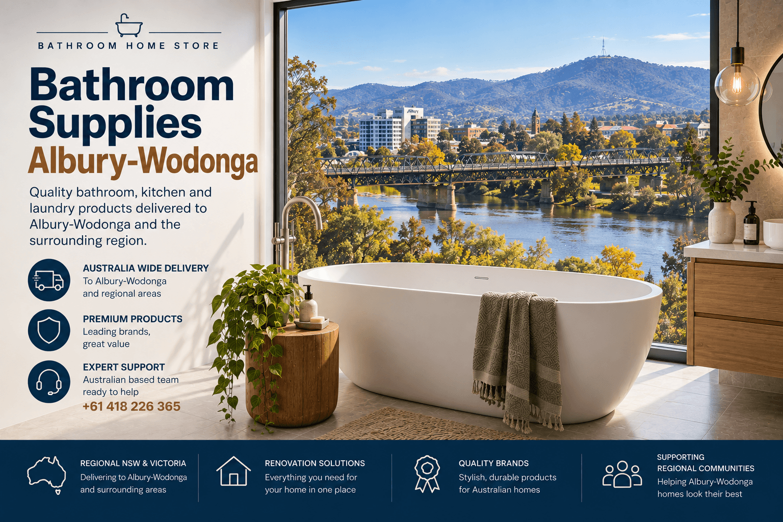 Bathroom Supplies Albury-Wodonga
