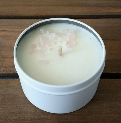 Archangel Chamuel - Red Rose &amp; Ruby Plum Candle