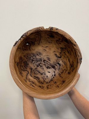 Blackbutt Burl bowl - 42cm