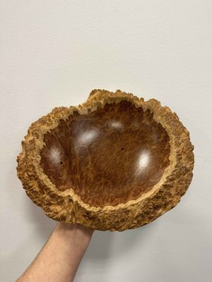 Brown Mallee Burl Bowl - 27cm