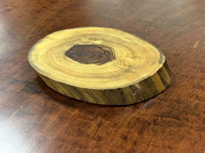 Camphor Laurel round serving board- extra small