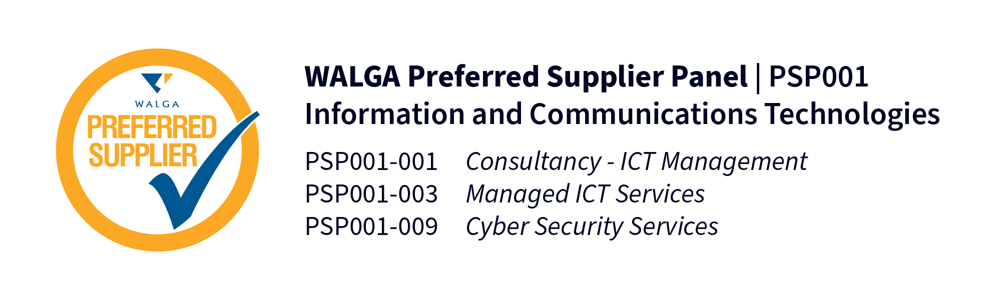 WALGA Preferred Supplier Panel | PSP001