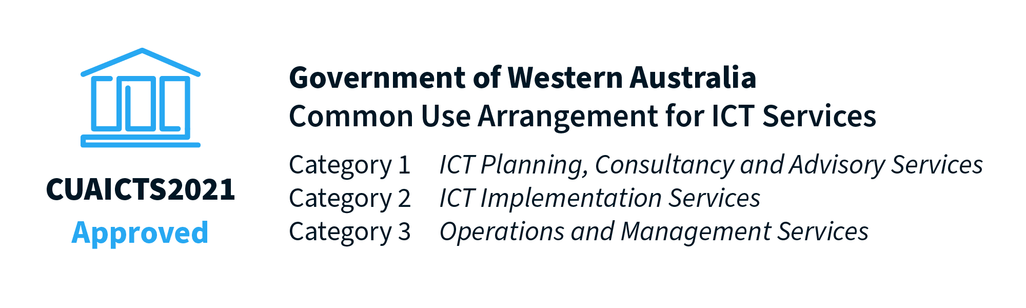 CUAICTS2021 Approved | Common Use Arrangement for ICT Services