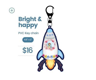 Bright &amp; Happy Keychain