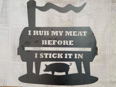 Meat Smoking: Smoker I rub my meat before I stick it in