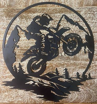 Wall art: Motor Bike Scene003