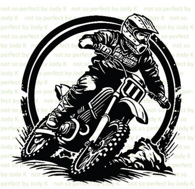 Wall art: Motor Bike Scene004