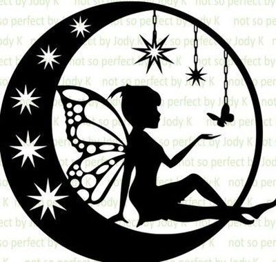 Wall art: Fairy Moon333