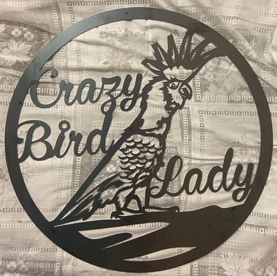 Birds: Crazy Bird Lady with Cockatoo