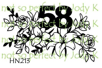 Hibiscus &amp; Rose House Number