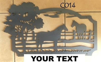 Horse Scene CUSTOM Name