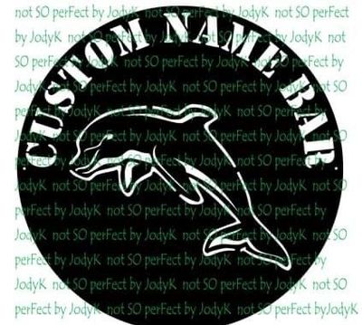 Dolphins Custom Bar - Stainless Steel