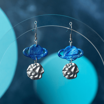 Planet Dangle Earrings