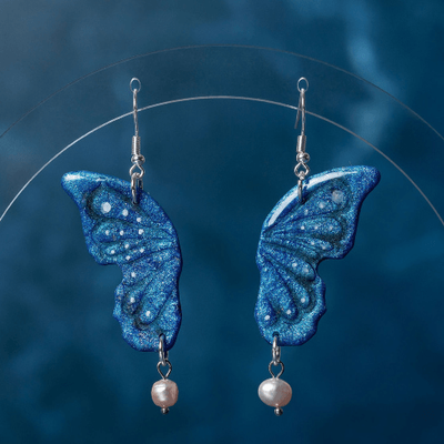 Space Butterfly Earrings