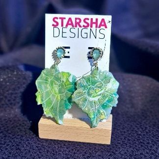 Dazzling Begonia Earrings