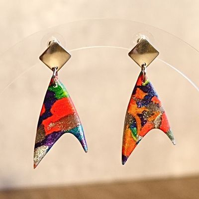 Trekkie Carnival Dangle Earrings