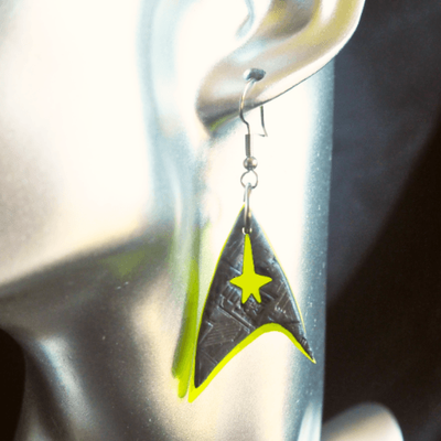 Borg Starfleet Communication Badge Dangles