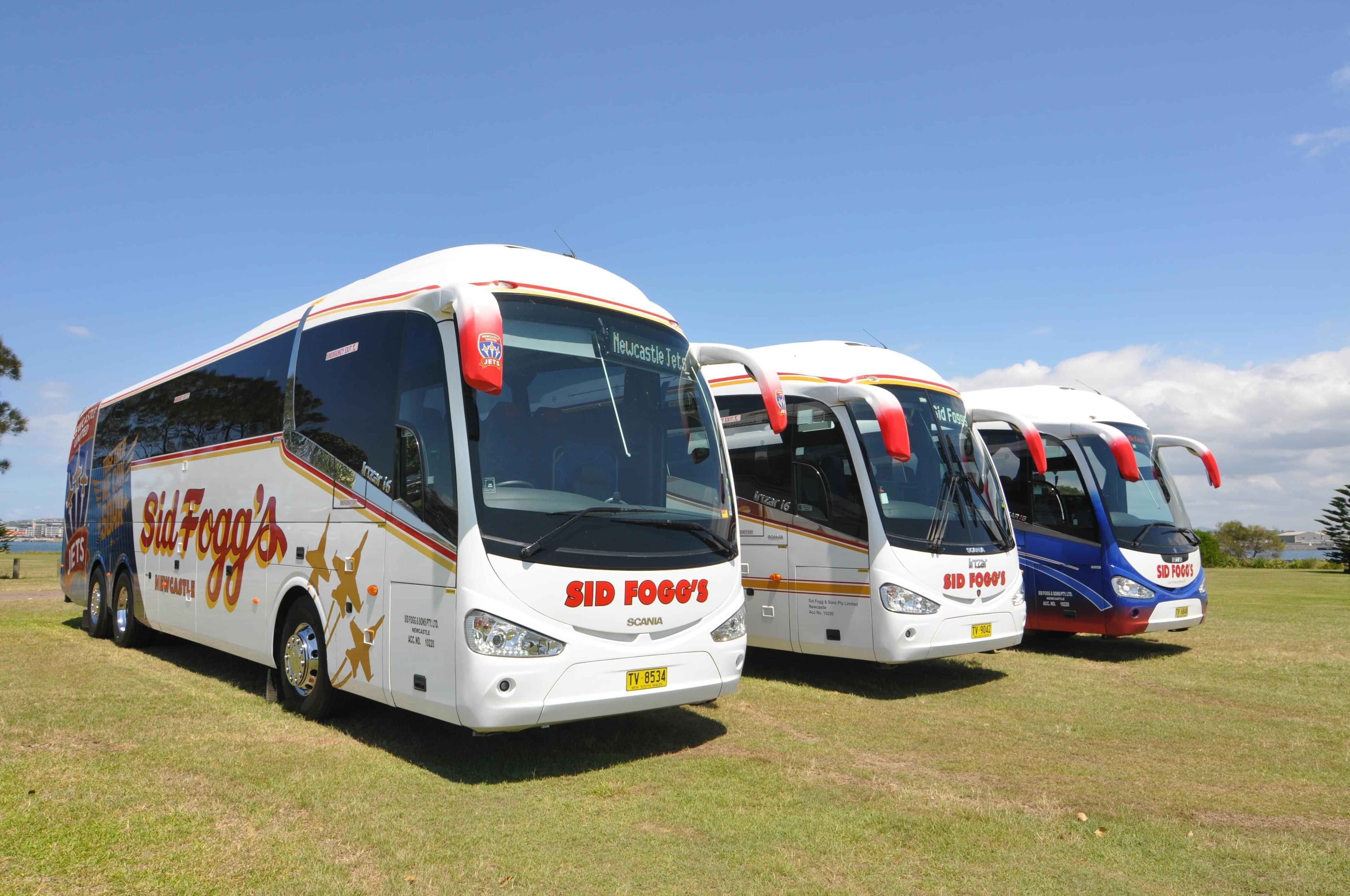 Sid Fogg's VIP Transfer buses