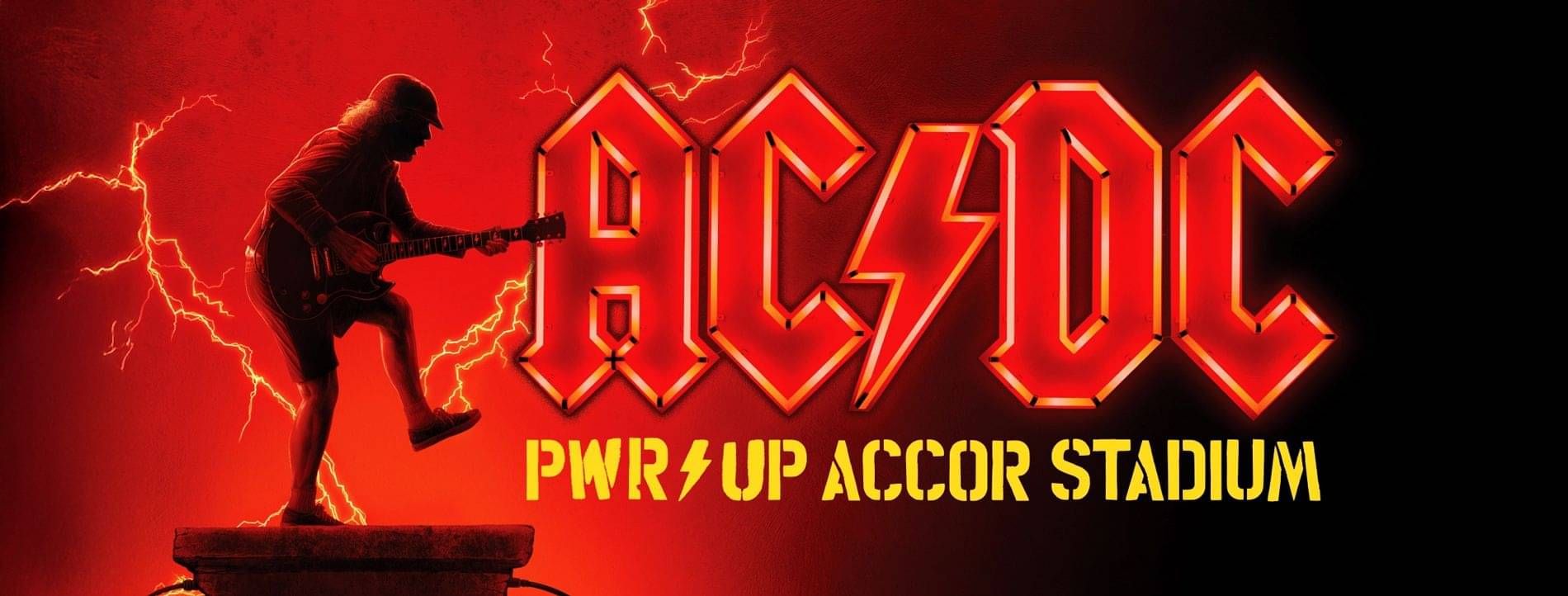 ACDC PWR UP Concert Poster