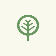 Natural Environment Icon - Green tree.