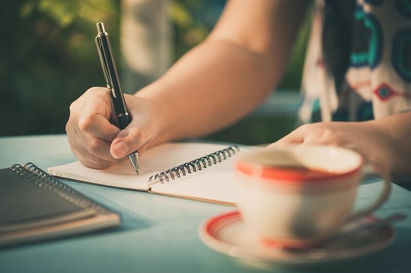 Students writing at Red Hill Consolidated School, Mornington Peninsula, Victoria