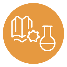 Yellow human endeavour icon.