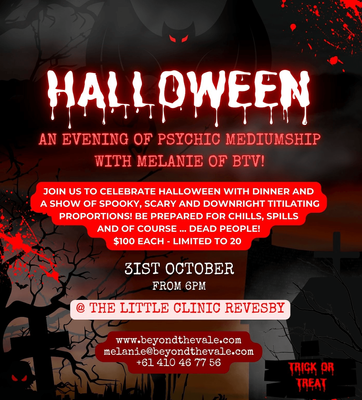 BTV HALLOWEEN EVENING OF MEDIUMSHIP
