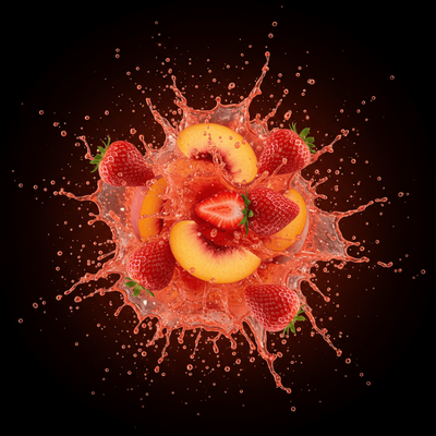 STRAWBERRY PEACH FLAVOUR