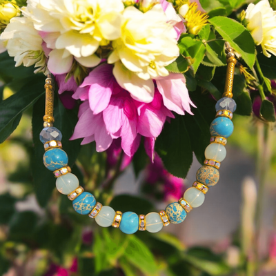 Blue Oasis Slider Necklace